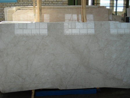 Ivory Beige Marble Slab